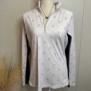 White and Navy Golf
